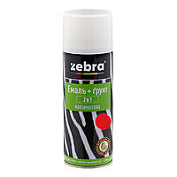 Емаль+грунт 2в1 ZEBRA 76 напівматова темно-вишнева 400 мл