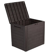 Ящик для зовнішнього зберігання PROSPERPLAST WOODEBOX 140 л, коричневий, фото 3