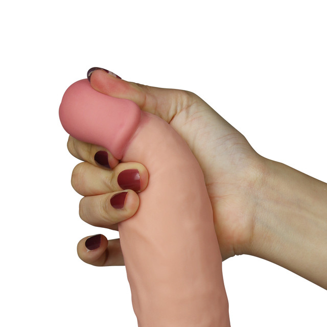 Жіночий вібратор 20 см реалістичний інтимний вібромасажер секс іграшка фалоімітатор Dildo The Ultra Soft Dude