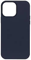 Чехол 2Е для iPhone 13 Pro Max Liquid Silicone Midnight Blue (2E-IPH-13PRM-OCLS-MB)