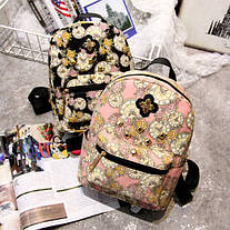 Рюкзаки з квітами та годинником!, фото 5