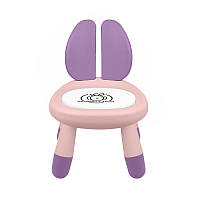 Дитячий стілець Bestbaby BS-27 Pink Rabbit маленький стільчик для дітей (K-948S)