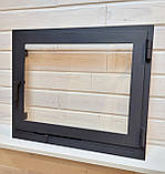 🔥Дверцята зі склом для печі Hetta Mia 420*500мм з піддувом, фото 3