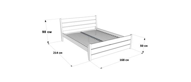 Размеры кровати Глория