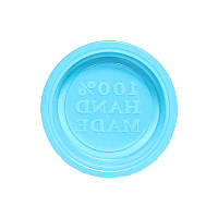 Силиконовая форма CUMENSS Handmade-01 Light Blue для мыла круг 1 ячейка (K-83S)