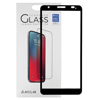 Захисне скло Acclab 3D Full Glue для ZTE Blade A3 2020 Black