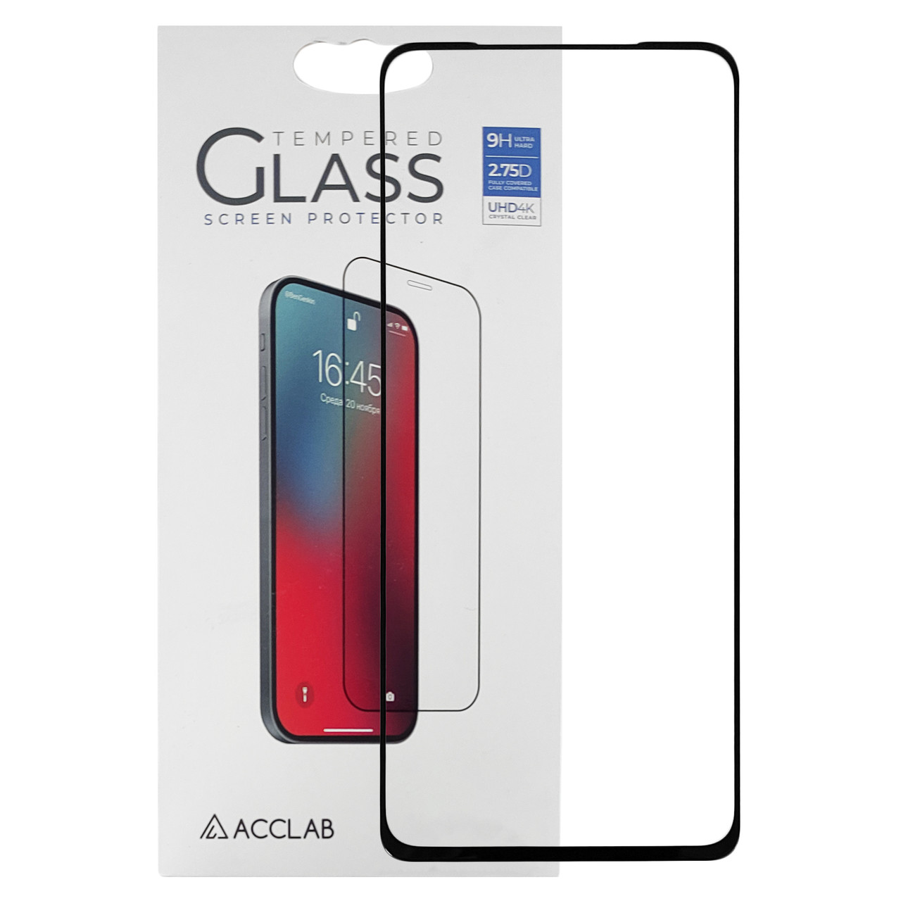 Захисне скло Acclab 3D Full Glue для Xiaomi Redmi Note 11 Note 11S Black