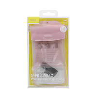 Водонепроницаемый чехол для смартфона 7" Baseus Safe Airbag Waterproof Case Pink для подводной съемки (K-285S)