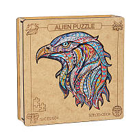 Деревянный пазл Alien Puzzle Lesko QJ-267 Eagle головоломка для детей птицы (K-650S)