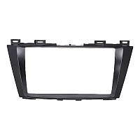 Переходная рамка Lesko 9" Mazda 5 (Premacy) 2010-2015 Nissan Lafesta Highway Star 2011-2015 (6337) Black