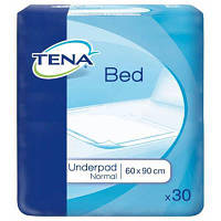 Пеленки для младенцев Tena Bed Normal, 60х90 см, 30 шт, одноразовые пеленки для детей (7322540529319) DL