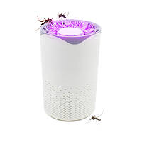 Электрический уничтожитель комаров Lesko T-0001 White ловушка от насекомых с LED подсветкой мощность 5 Вт USB