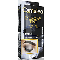 Крем-краска для бровей Delia Cosmetiсs Cameleo тон 1.0 черная 15 мл (5901350441961)