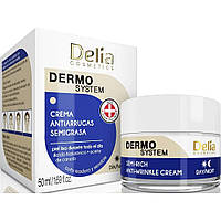 Крем для лица Delia Cosmetics Dermo System Semi-Rich антивозрастной 50 мл (5901350470633)