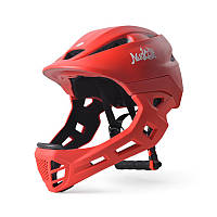 Шлем защитный с подбородком Nuckily PB14 Red р.52-55 велошлем (K-1757S)