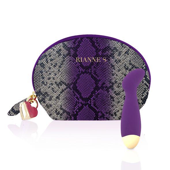 Силіконовий вібратор для точки G та клітора Rianne S Boa Mini Purple