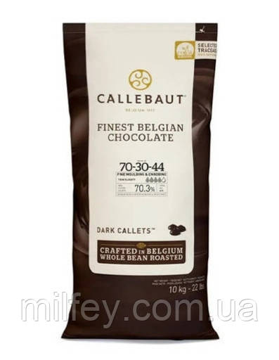 Чорний шоколад кувертюр 70,3% №70-30-44, Callebaut, 10 кг