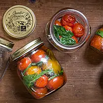 Скляна банка без кришки Bormioli Rocco Quattro Stagioni (прозора, 0.7 л), фото 3