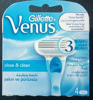 Сменные кассеты Gillette Venus3 (4 шт) Оригинал