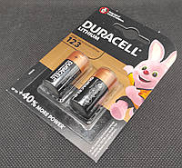 Літієва батарейка Duracell CR123 (2шт.)