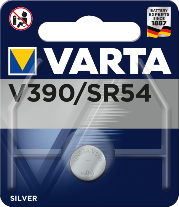Батарейка VARTA SILVER V390 1.55V 59mAh., фото 1