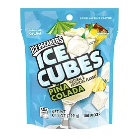 Жвачки ICE CUBES Pina Colada Sugar Free 100 Pieces