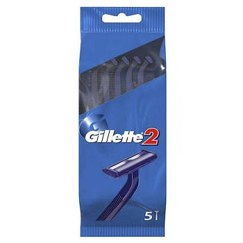 Станок для гоління одноразовий Gillette 2  5 шт