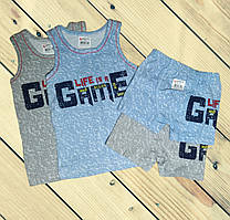 Комплект білизни для хлопчика майка і труси боксери Ріст 86-92