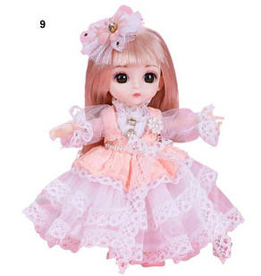 Лялька пупс шарнірна БЖ 16 см Баболі Baboliy Персик