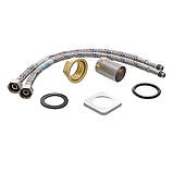 Змішувач для умивальника Mixxus Nevada 001 Nut Білий (MI5798), фото 3