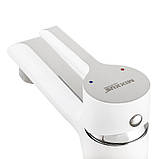 Змішувач для умивальника Mixxus Premium Edem 001 (White) (MI5843), фото 2