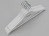 Плічка довжиною 44,5 см дерев'яні білого кольору, в упаковці 5 штук, фото 4