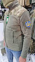 Флісова кофта тактична куртка Bicatex Tactical олива форма ВСУ M, фото 10