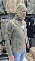Флісова кофта тактична куртка Bicatex Tactical олива форма ВСУ M, фото 7