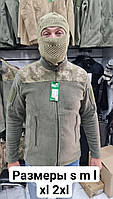 Флісова кофта тактична куртка Bicatex Tactical олива форма ВСУ M, фото 5