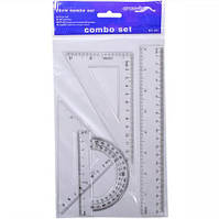 Набор линеек 20 см "пластик" 1220-A KNZ