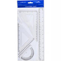 Набор линеек 30 см "пластик" KNZ