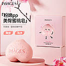 Скраб-мило для тіла Images Peach Powder Pp Soap з екстрактом персика 90 g, фото 3