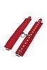 Наручники Leather Restraints Hand Cuffs, Red, фото 4