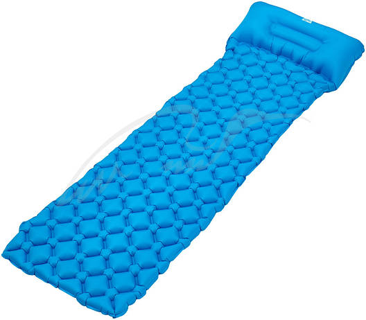 Каримат надувний Skif Outdoor Bachelor Ultralight. Розмір 196х56х5 см. Blue, фото 2
