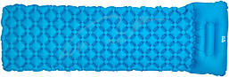 Каримат надувний Skif Outdoor Bachelor Ultralight. Розмір 196х56х5 см. Blue, фото 3