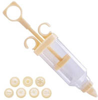 Шприц кондитерський з насадками 8 предметів Stenson H-11670 26х12 см 3827290