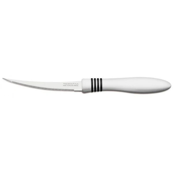Набір ножів Tramontina COR & COR, для томатів, 102 мм, 2 шт, біла ручка, 23462/284