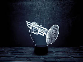 Змінна пластина для 3D-світильників "Труба" 3DTOYSLAMP 3223046