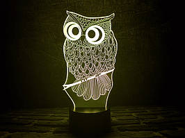 Змінна пластина для 3D ламп "Сова" 3DTOYSLAMP 4012295