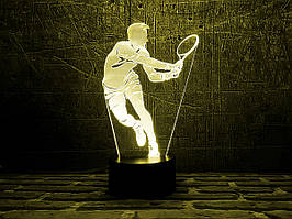 Змінна пластина для 3D-світильників "Теннісист" 3DTOYSLAMP 3984652
