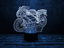 Змінна пластина для 3D-світильників "Мотоцикл 2" 3DTOYSLAMP 3223053