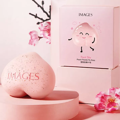 Скраб-мило для тіла Images Peach Powder Pp Soap з екстрактом персика 90 g