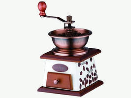 Ручна кавомолка з керамічним ящиком чорна Empire М-2361