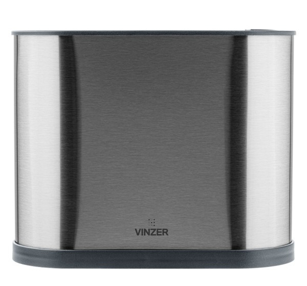 Підставка для ножів та кухонних приналежностей Vinzer Graphite VZ-50233 10х18.5х23 см 4245216